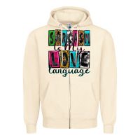 Sandshell sarcasm is my love language Zipper Hoodie - Zillion Design Studio