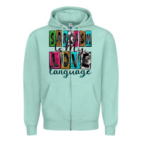 Sarcasm Is My Love Language Zipper Hoodie | Teevron