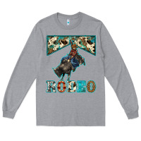 Heather Grey western rodeo bullfighter Long Sleeve Tee - BarkalooDesign