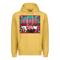 Antique Gold western nurse life needle Premium Hoodie - BarkalooDesign