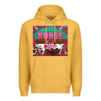 Mustard western nurse life needle Premium Hoodie - BarkalooDesign