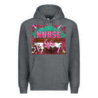 Rock western nurse life needle Premium Hoodie - BarkalooDesign