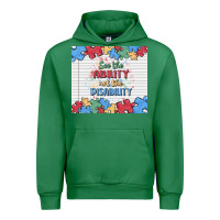 Emerald see the ability not the disability Urban Hoodie - MaliasSmallBusiness