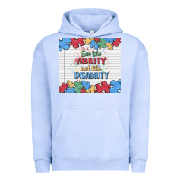 Pigment Grape Ice see the ability not the disability Urban Hoodie - MaliasSmallBusiness