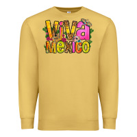 Antique Gold viva mexico long live mexico Premium Sweatshirt - FaDigitalArtStudio