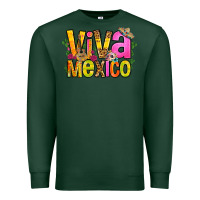 Sports Green viva mexico long live mexico Premium Sweatshirt - FaDigitalArtStudio