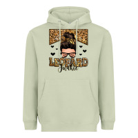 Matcha leopard junkie messy bun Heavyweight Hoodie - Zillion Design Studio