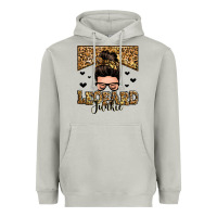 Moon Dust leopard junkie messy bun Heavyweight Hoodie - Zillion Design Studio