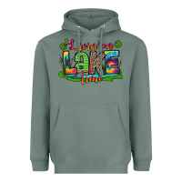 Sage living on lake time Heavyweight Hoodie - Zillion Design Studio