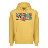Antique Gold western nurse arrow floral Premium Hoodie - BarkalooDesign