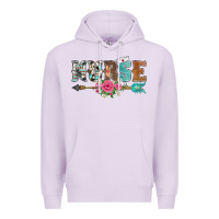 Lilac western nurse arrow floral Premium Hoodie - BarkalooDesign