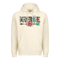 Sandshell western nurse arrow floral Premium Hoodie - BarkalooDesign