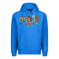 True Royal western nurse arrow floral Premium Hoodie - BarkalooDesign