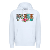 White western nurse arrow floral Premium Hoodie - BarkalooDesign