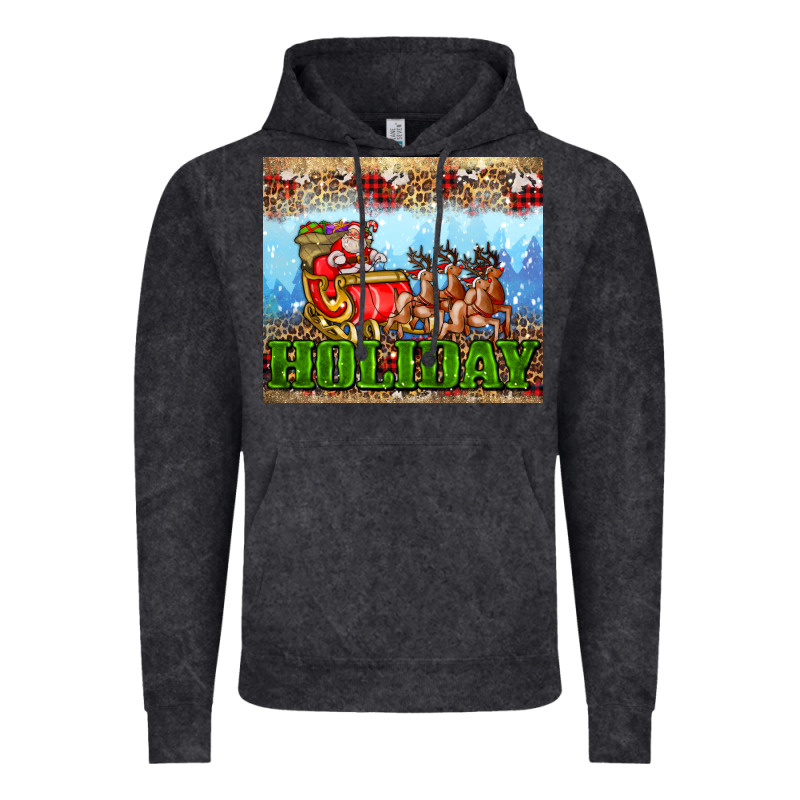 Holiday And Santa. Claus Vintage Hoodie by AdoDesignShop | Teevron