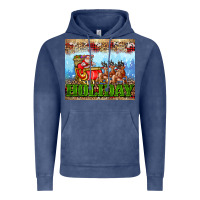 Vintage Denim holiday and santa. claus Vintage Hoodie - AdoDesignShop
