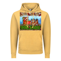 Vintage Mustard holiday and santa. claus Vintage Hoodie - AdoDesignShop