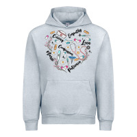 Heather Grey nurse Urban Hoodie - MaliasSmallBusiness