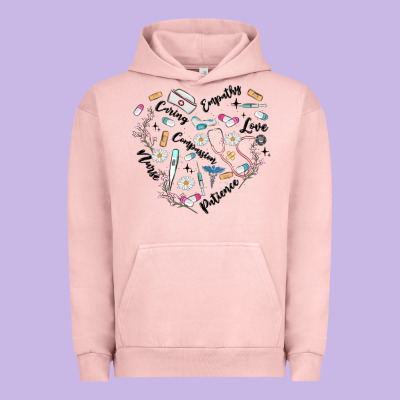 Nurse Urban Hoodie Designed By Maliassmallbusiness