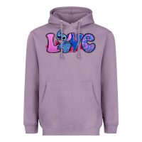 Lavender love stitch Heavyweight Hoodie - Zillion Design Studio