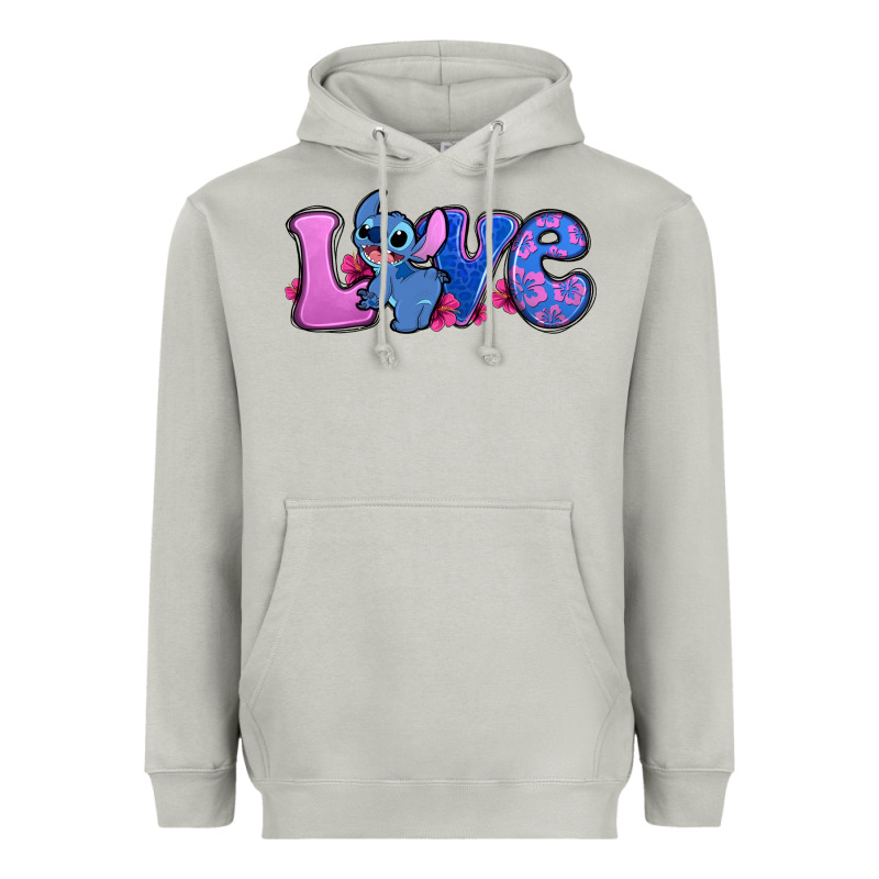 Love Stitch Heavyweight Hoodie by Zillion Design Studio | Teevron