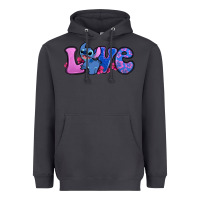 Smoke love stitch Heavyweight Hoodie - Zillion Design Studio
