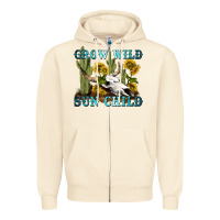 Sandshell grow wild sun child tbw Zipper Hoodie - texasbilliewilder
