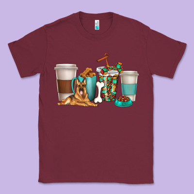 Classic Tee german shepherd dog coffee cups