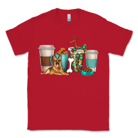 Red german shepherd dog coffee cups Classic Tee - texasbilliewilder