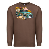 Western Farm Truck Coop Animals Farm Animals Premium Sweatshirt | Teevron