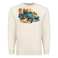 Sandshell western farm truck coop animals farm animals Premium Sweatshirt - FaDigitalArtStudio