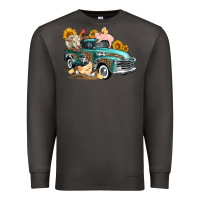Smoke western farm truck coop animals farm animals Premium Sweatshirt - FaDigitalArtStudio