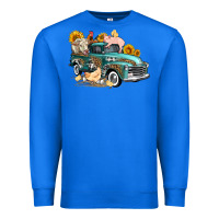 True Royal western farm truck coop animals farm animals Premium Sweatshirt - FaDigitalArtStudio