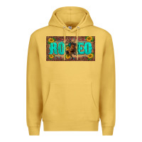 Antique Gold western rodeo horse leopard aztek sunflower license plate template Premium Hoodie - BarkalooDesign