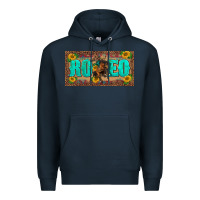Navy western rodeo horse leopard aztek sunflower license plate template Premium Hoodie - BarkalooDesign