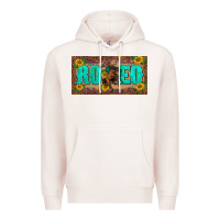 Pale Pink western rodeo horse leopard aztek sunflower license plate template Premium Hoodie - BarkalooDesign