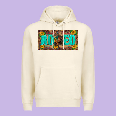 Western Rodeo Horse Leopard Aztek Sunflower License Plate Template Premium Hoodie Designed By Barkaloodesign