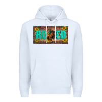 White western rodeo horse leopard aztek sunflower license plate template Premium Hoodie - BarkalooDesign