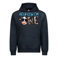 Navy holy cow i'm one Urban Hoodie - MaliasSmallBusiness