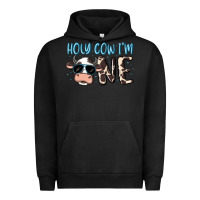 Pigment Black holy cow i'm one Urban Hoodie - MaliasSmallBusiness