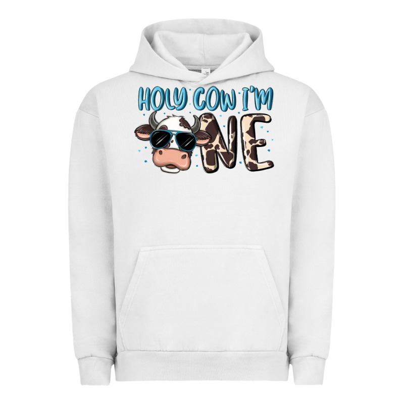 Holy Cow I'm One Urban Hoodie by MaliasSmallBusiness | Teevron