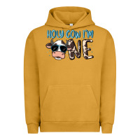 Pigment Peanut Butter holy cow i'm one Urban Hoodie - MaliasSmallBusiness