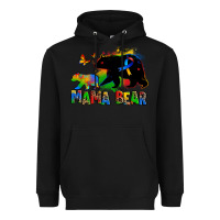 Black mama bear autism Heavyweight Hoodie - Zillion Design Studio