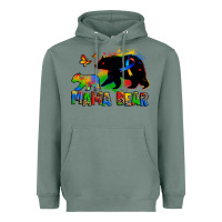 Sage mama bear autism Heavyweight Hoodie - Zillion Design Studio