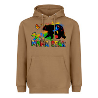 Toasted Coconut mama bear autism Heavyweight Hoodie - Zillion Design Studio