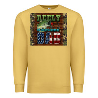 Antique Gold reely awesome dad Premium Sweatshirt - HRA Design Shop