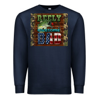 Navy reely awesome dad Premium Sweatshirt - HRA Design Shop
