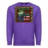 Purple reely awesome dad Premium Sweatshirt - HRA Design Shop