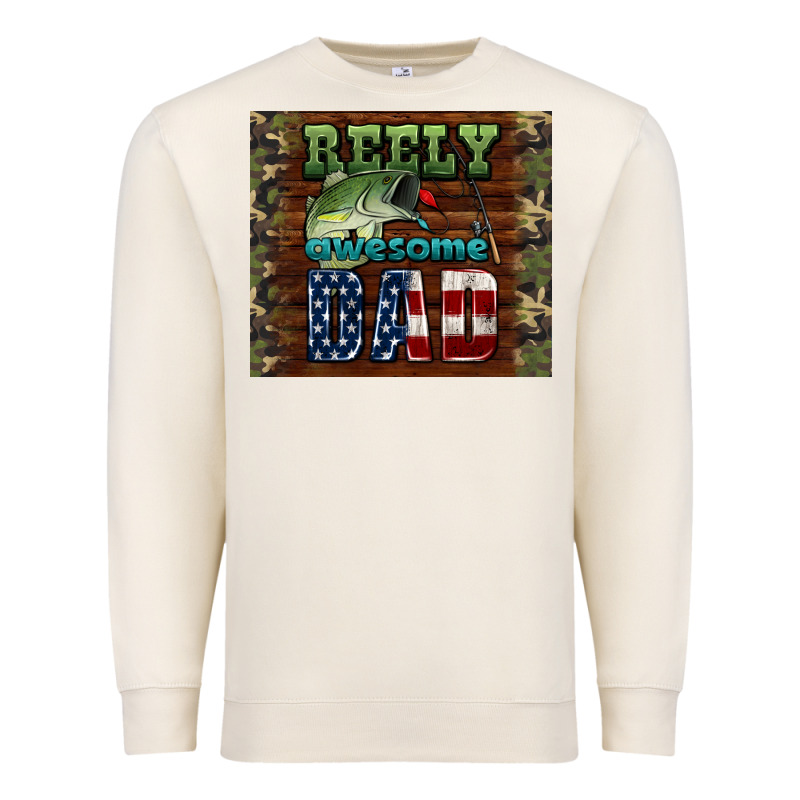Reely Awesome Dad Premium Sweatshirt by HRA Design Shop | Teevron
