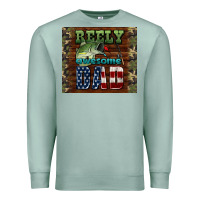 Seafoam reely awesome dad Premium Sweatshirt - HRA Design Shop